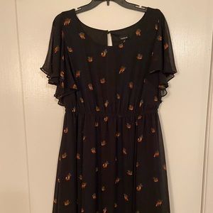 Torrid Size 1 Fox Print Dress